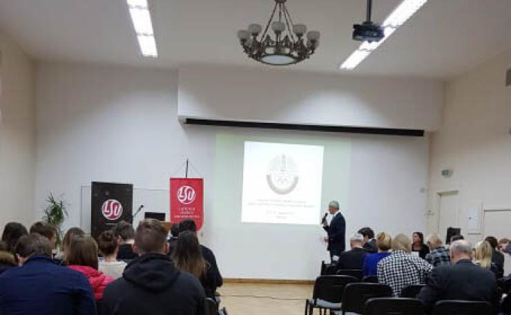 Lietuvos olimpinės akademijos sesija „Etika, švietimas ir valdymas olimpiniame sąjūdyje“