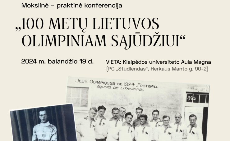 Konferencija ,,100 metų Lietuvos olimpiniam sąjūdžiui"